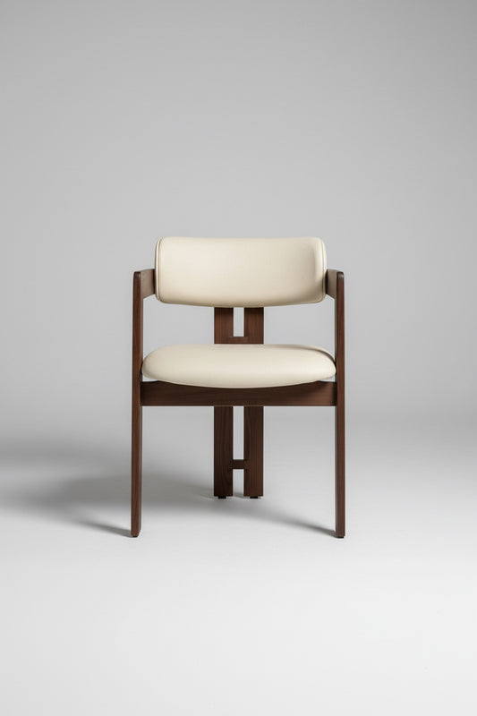 Ebony Chair | Walnut - Velvet Fabric