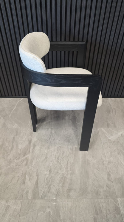 Ebony Chair | Black Frame