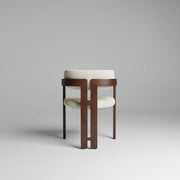 Ebony Chair | Walnut - Velvet Fabric