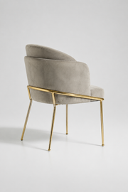 Amara Chair | Grey Velvet