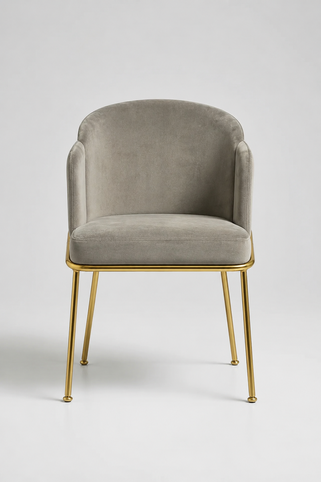 Amara Chair | Grey Velvet