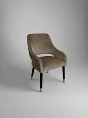 Ophelia Chair | Mink Velvet