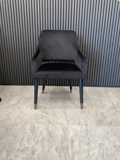 Ophelia Chair | Black Velvet