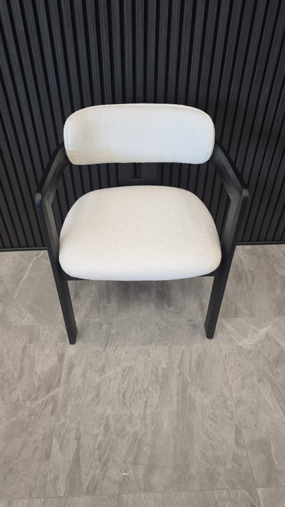 Ebony Chair | Black Frame