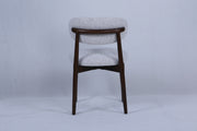 Magnus Chair | Walnut Wood - Wheat Fabric