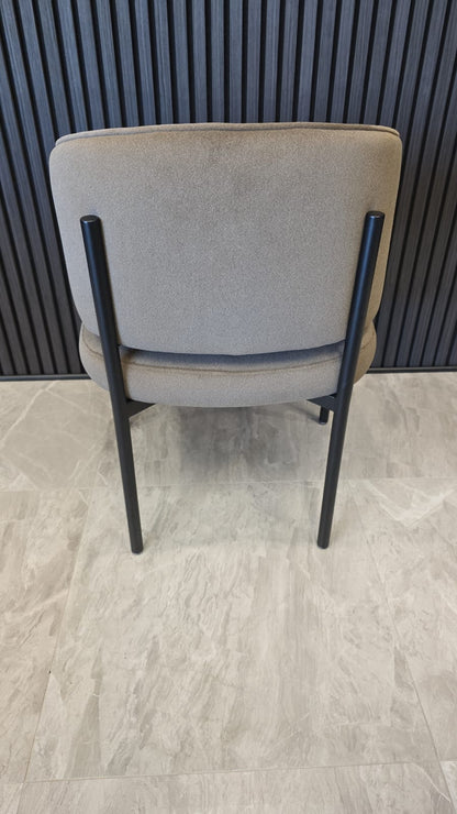 Tiffany Chair | Brown Mocha Fabric