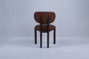 Dove Chair | Walnut Wood - Tan PU Fabric