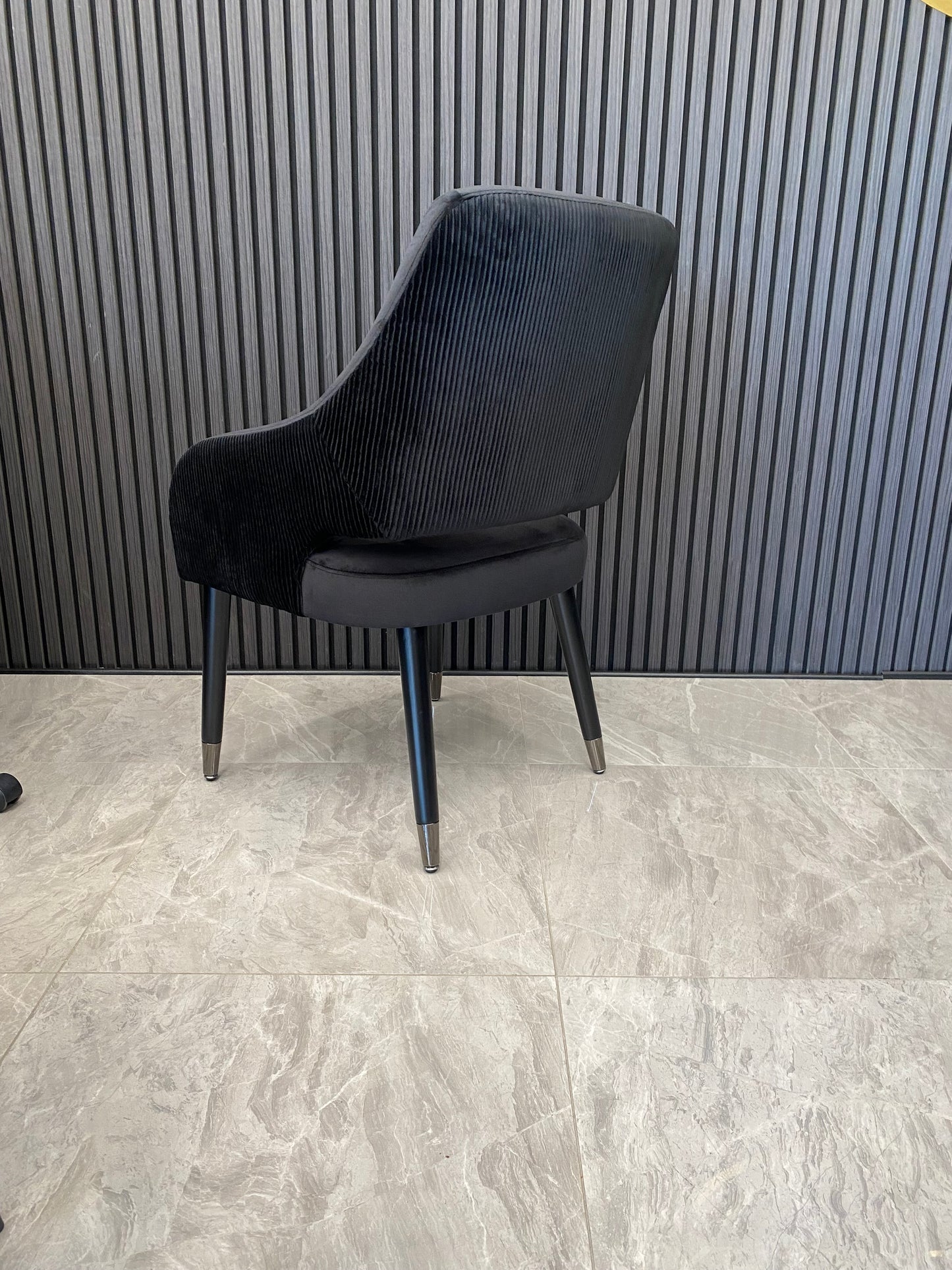 Ophelia Chair | Black Velvet