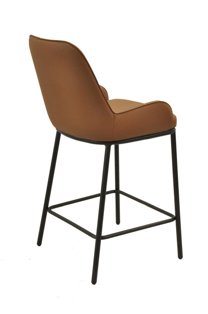 Ella Barstool | Tan PU Leather