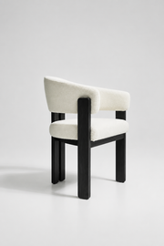 Tisorie Chair | Black - Boucle Fabric