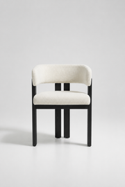 Tisorie Chair | Black - Boucle Fabric