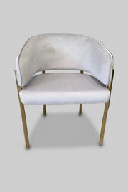 Tiffany Chair | Silver Velvet