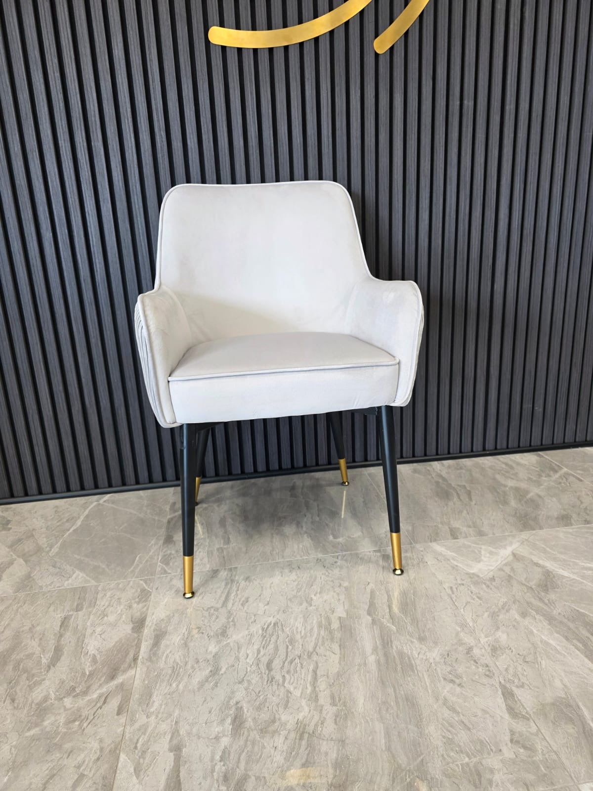 Madrid Chair | Silver Velvet