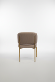 Tiffany Pleated Chair | Mink Velvet