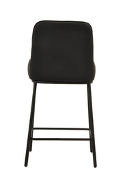 Ella Barstool | Black PU Leather