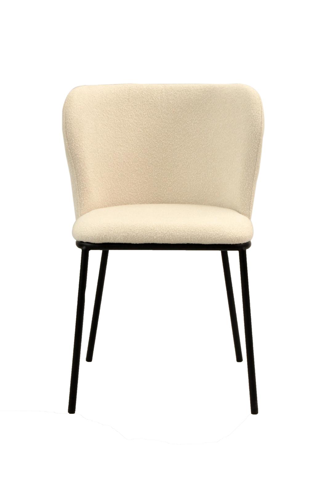 Clara Chair | White Boucle