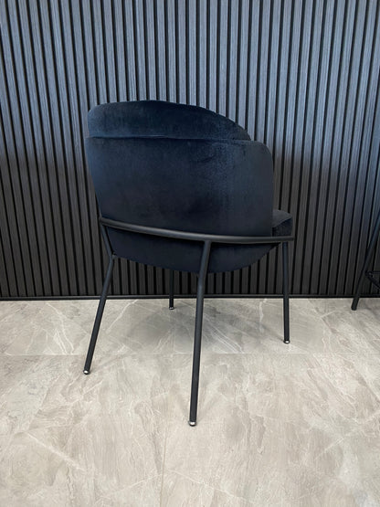 Amara Chair | Black Velvet