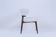 Nairobi Chair | Walnut Wood - Wheat Fabric