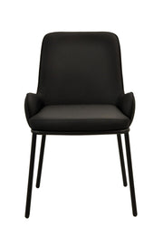 Ella Chair | Black Pu Leather