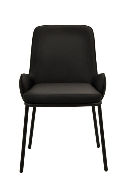 Ella Chair | Black Pu Leather