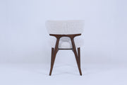Nairobi Chair | Walnut Wood - Wheat Fabric