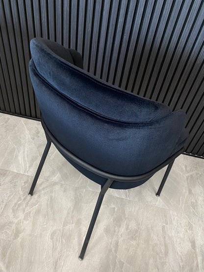 Amara Chair | Black Velvet