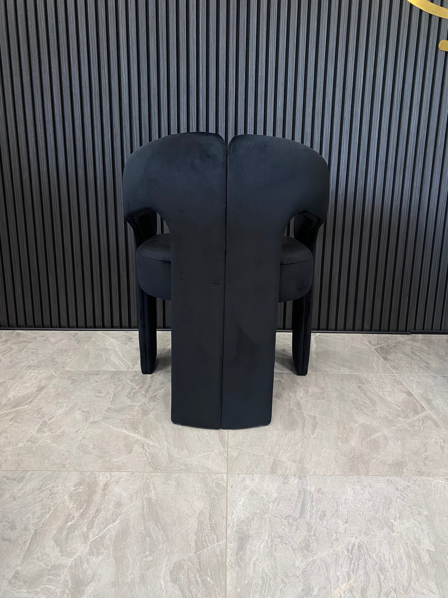 Avalon Chair | Black Velvet Fabric