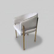 Tiffany Chair | Silver Velvet