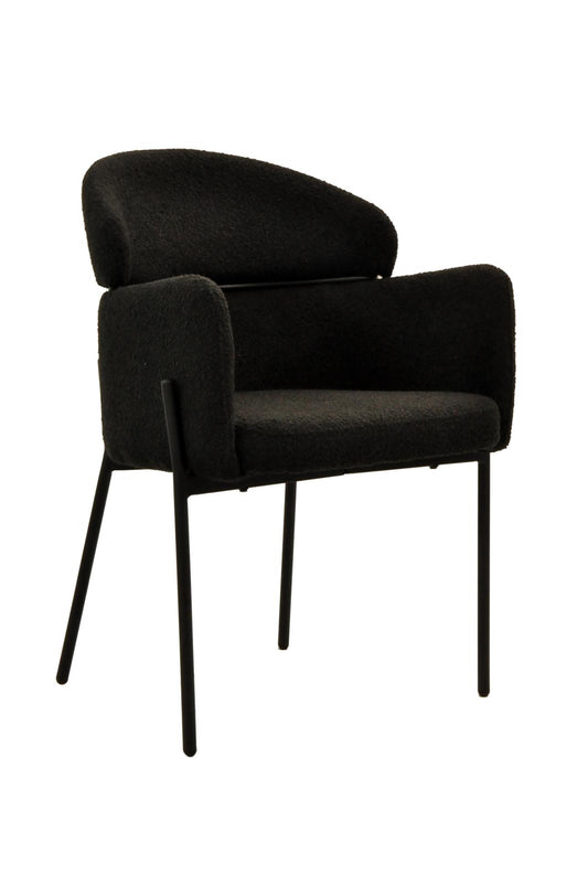 Oslo Chair | Black Boucle
