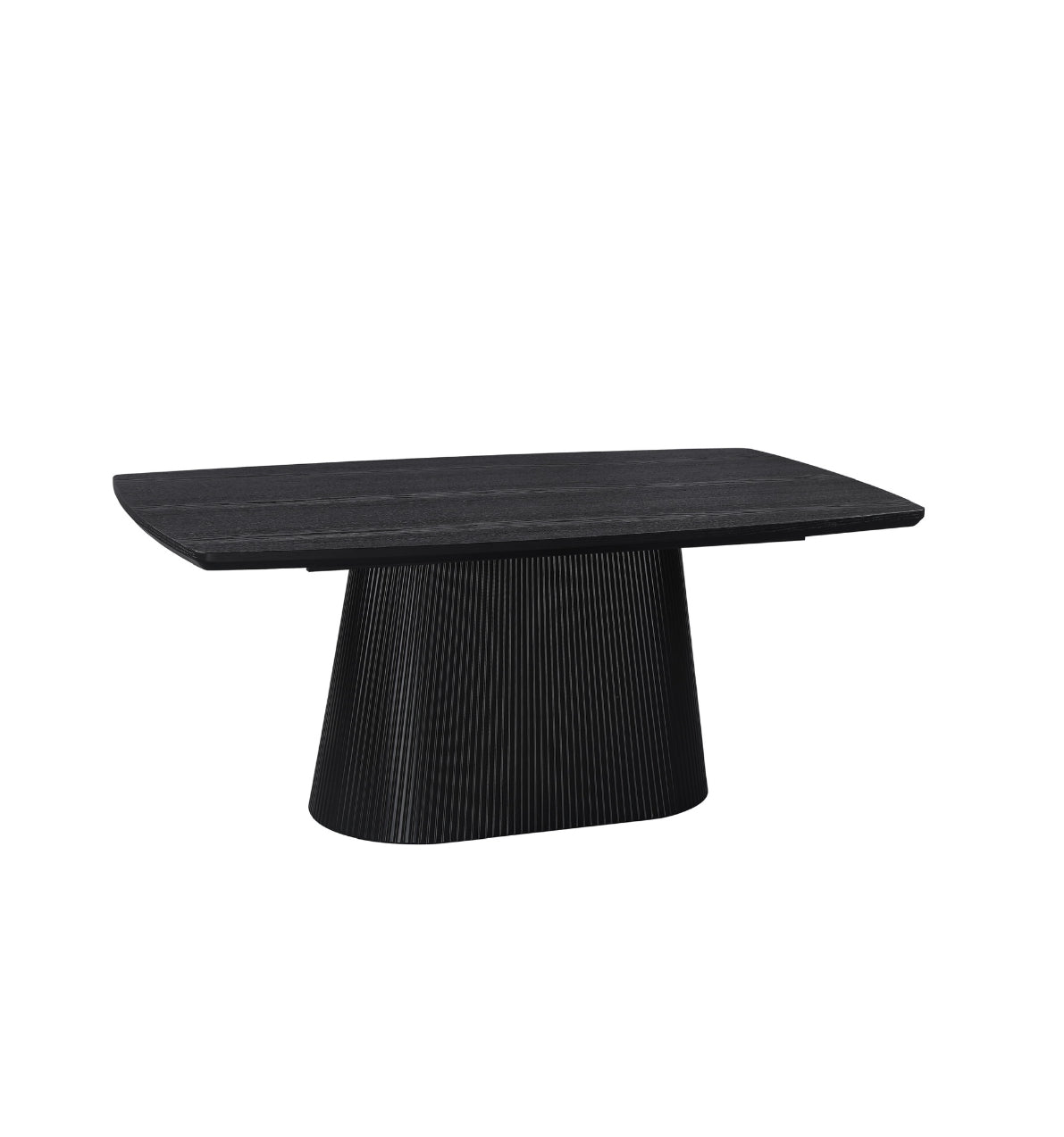 Artemis Table 180cm | Black Wood Top - Black Base