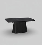 Artemis Table 180cm | Black Wood Top - Black Base