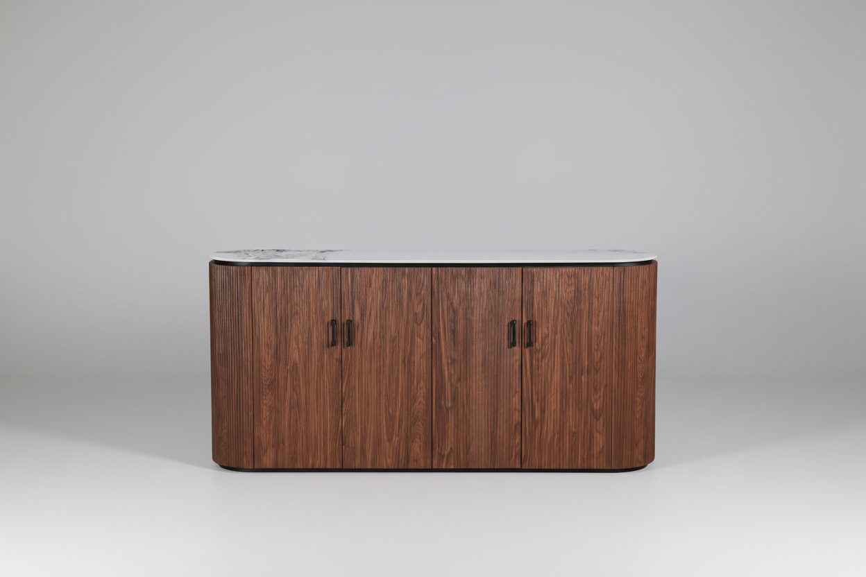 Credenzo Buffet Table | Walnut Base