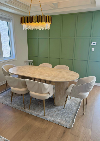 Bella Chair | Offwhite Velvet