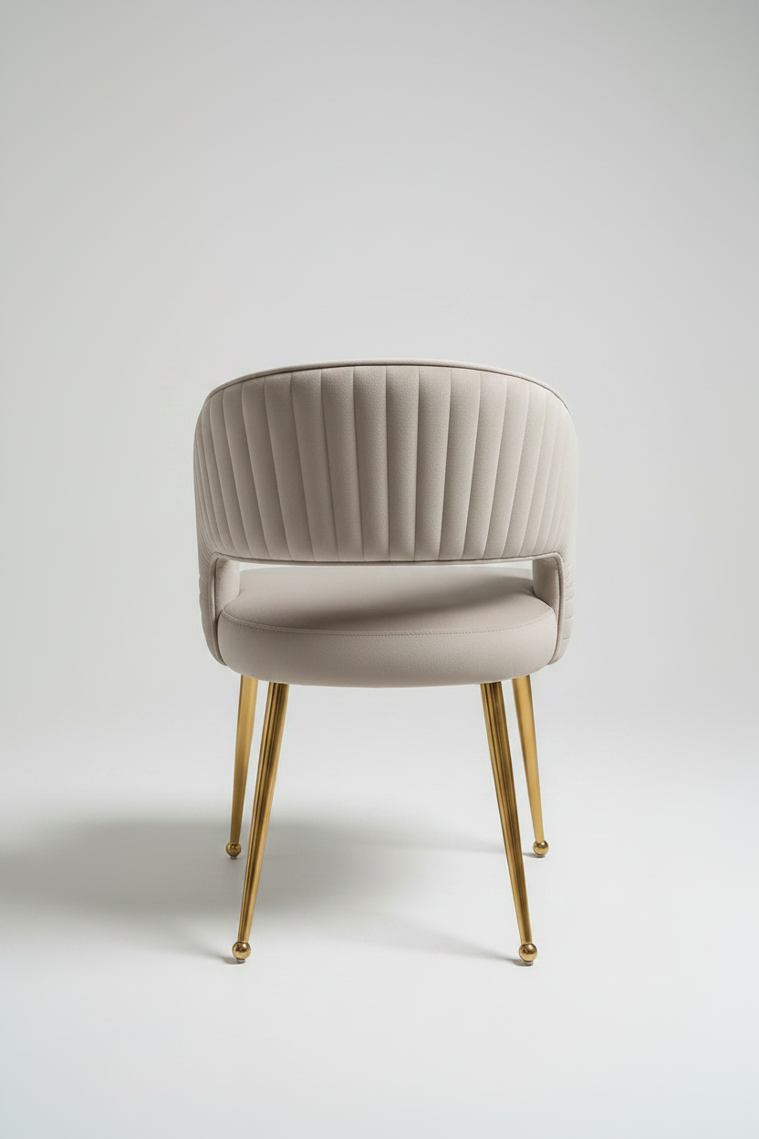 Bella Chair | Offwhite Velvet