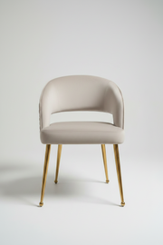 Bella Chair | Offwhite Velvet