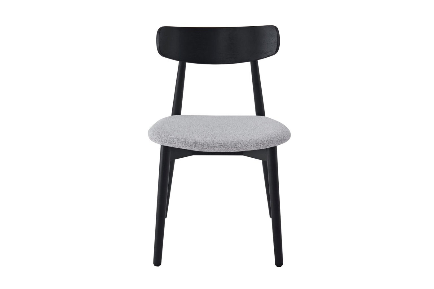 Havana Chair | Black - Glacier Grey Fabric