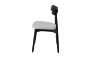 Havana Chair | Black - Ivory Fabric