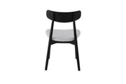 Havana Chair | Black - Ivory Fabric