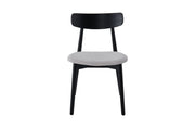 Havana Chair | Black - Natural Oat Fabric