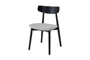 Havana Chair | Black - Natural Oat Fabric