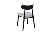 Havana Chair | Black - Natural Oat Fabric