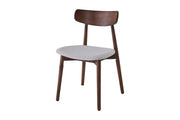 Havana Chair | Walnut - Natural Oat Fabric