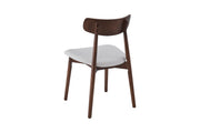 Havana Chair | Walnut - Ivory Fabric