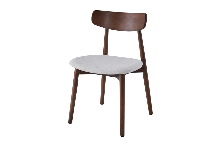 Havana Chair | Walnut - Ivory Fabric