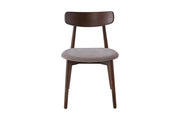 Havana Chair | Walnut - Hazelnut Fabric