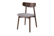 Havana Chair | Walnut - Hazelnut Fabric