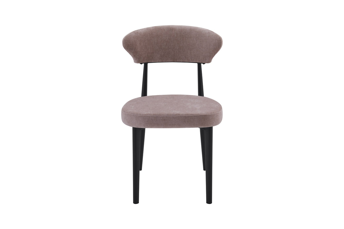 Jade Chair | Black - Hazelnut Fabric