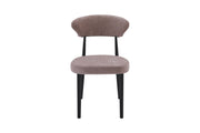 Jade Chair | Black - Hazelnut Fabric