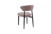Jade Chair | Black - Hazelnut Fabric