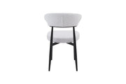 Jade Chair | Black - Glacier Grey Fabric